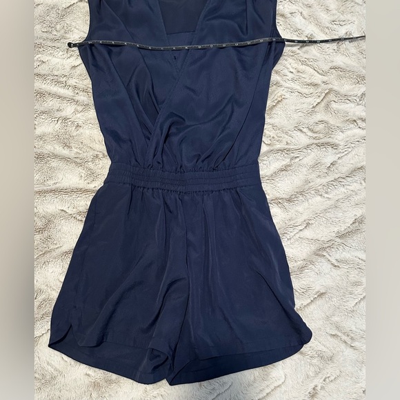 J. Crew Sleeveless Navy Blue V-Neck Romper - Picture 8 of 14